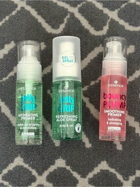 Essence primers and setting spray